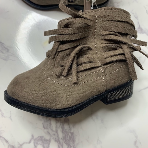 Brown baby boots - Picture 4 of 6